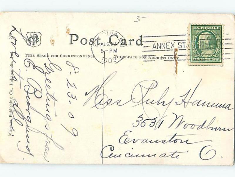 Divided-Back BUILDING St. Louis Missouri MO ho3005