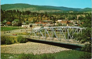Princeton BC Similkameen River Bridge Unused Vintage Postcard G65