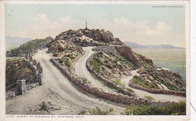 California Riverside Summit Of Mount Rubidoux Detroit Publishing