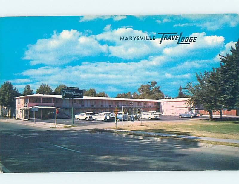 Unused Pre-1980 TRAVELODGE MOTEL Marysville - Yuba City California CA c0251