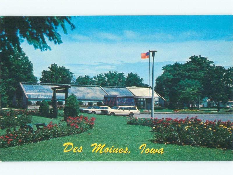 Unused Pre-1980 PARK SCENE Des Moines Iowa IA c7531