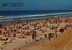 Blacks Beach San Diego California Nude Beach Postcard #B