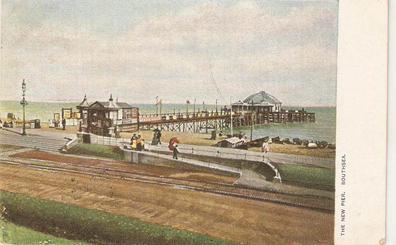 The New Pier.Southsa Tuck Oilette Postard # 783