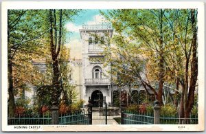 1931 Huning Castle Albuquerque New Mexico NM Private Home Posted Postcard