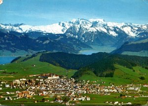 Switzerland Einsiedeln mit Glaernisch 1971