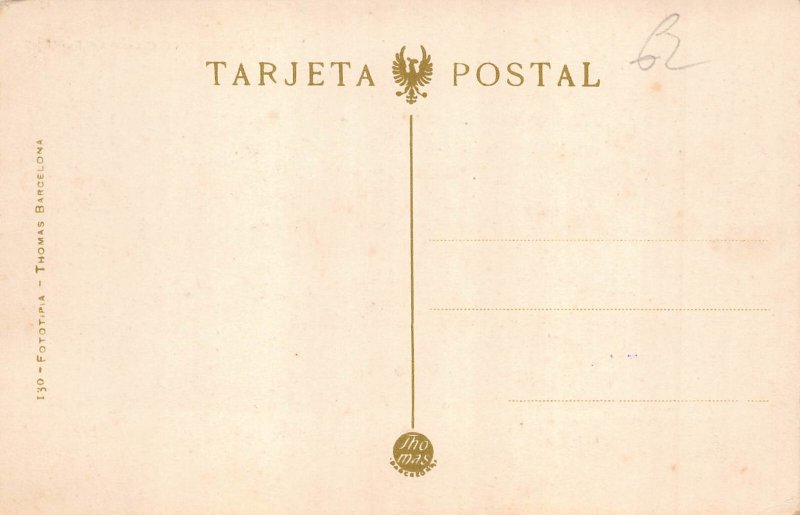 B661 Spain Valencia La Recolecclon de naranjas Pesants Gather Oranges postcard