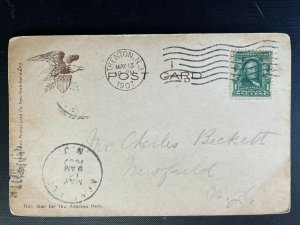 Vintage Postcard 1907 Battle Monument Trenton New Jersey