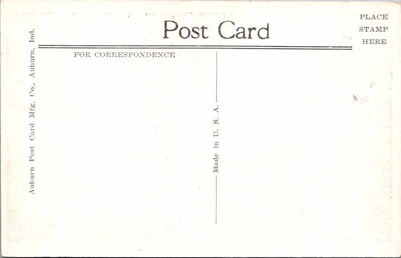 Postcard LIBRARY SCENE Syracuse Indiana IN AL7717