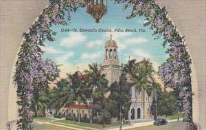 Florida Palm Beach Saint Edwards Church 1947