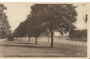 Nottinghamshire Postcard - Nottingham, Victoria Embankment - Ref 7736A