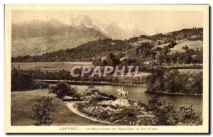 Old Postcard The Napoleon Laffrey Monument 1 and the Alps