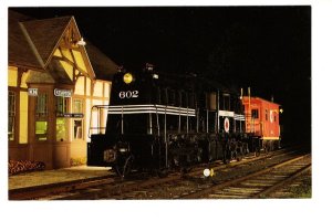 Lehigh & New England Railroad Train at Station, Kempton Pennsylvania