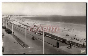 Modern Postcard La Baule Beach to Pornichet