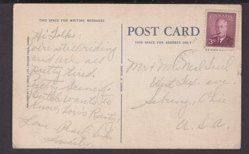 Ontario NIAGARA FALLS from Prospect Point with Crest pm~ WB