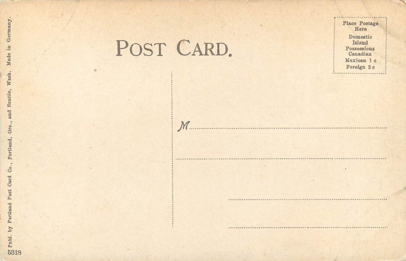 Postcard; Buckley WA Part of Business Section, Stever Bros Grocery, Shoe Store