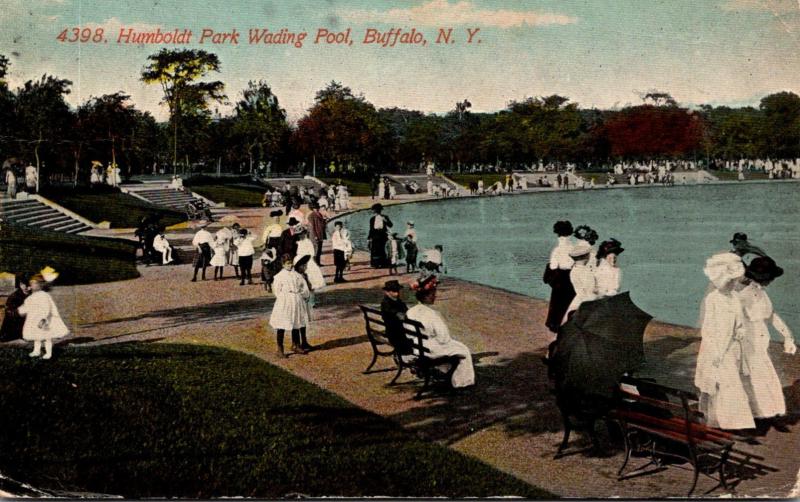 New York Buffalo Humboldt Park Wading Pool 1911