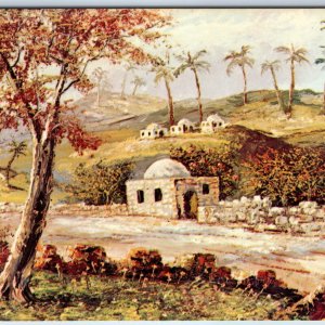 1969 Morris Katz Rachels Tomb Israel Palestine Art Print Holy Land Postcard A235