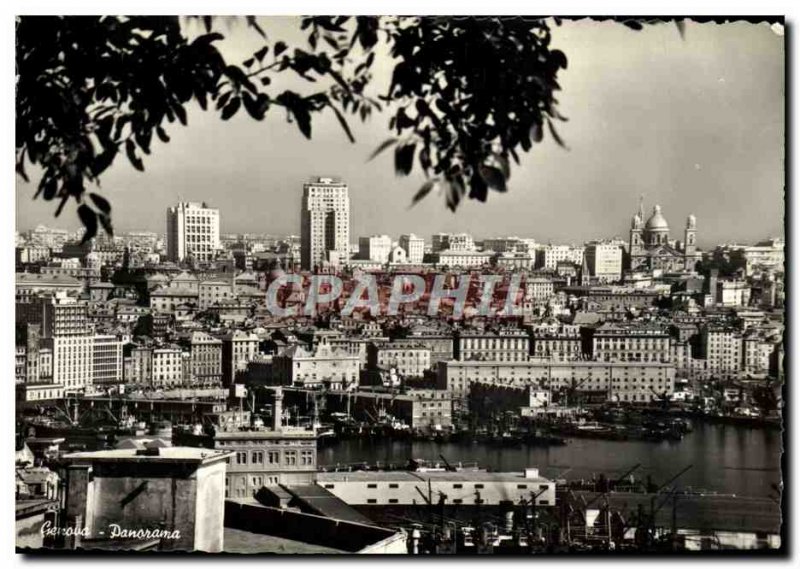 Modern Postcard Genova panorama