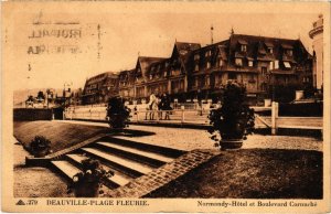 CPA Deauville Normandy-Hotel et Boulevard Cornuche FRANCE (1286400)