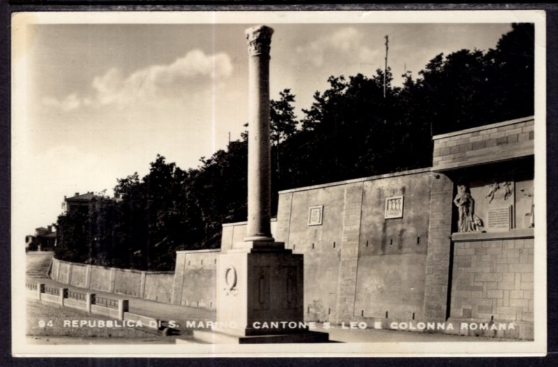 Repubblica Di S Marino Cantone S Leo E Colonna Romana,San Marino