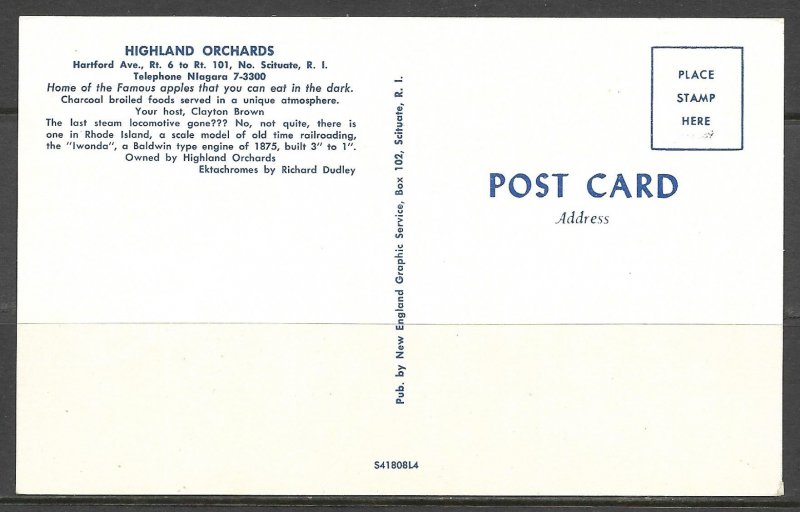 Rhode Island, Scituate - Highland Orchards - [RI-070]