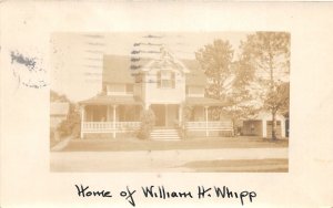 J45/ Providence Rhode Island RPPC Postcard c1927 Home of William Whipp 287