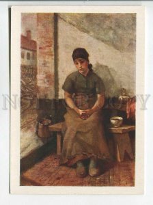 483378 USSR 1959 artist Constantine Meunier servant's breakfast ed. 50000 IZOGIZ