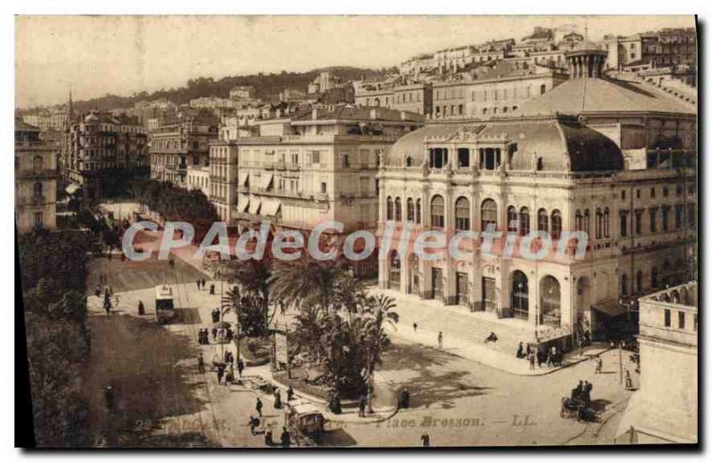 Postcard Old Algiers Place Bresson