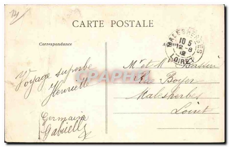 Deauville - Normandy Hotel and Gardens - Old Postcard