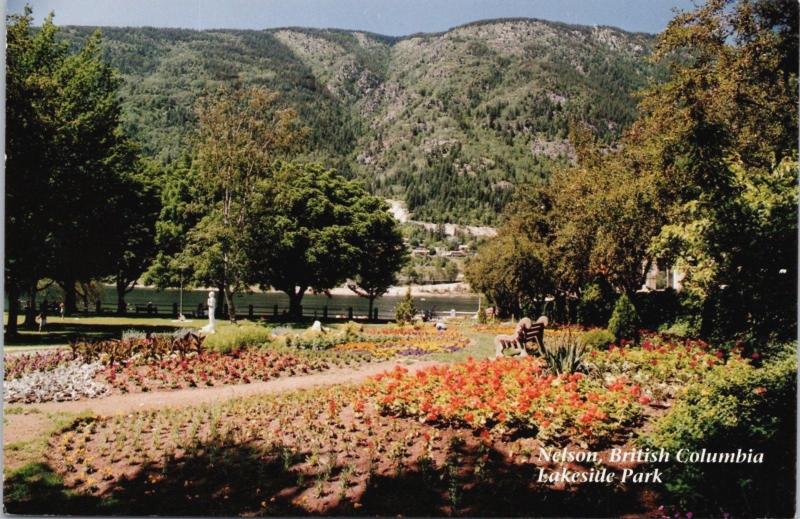 Lakeside Park Nelson BC c1993 Vintage Postcard D34