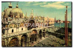 Modern Postcard Venezia Chiesa e Pizzatta S Marco