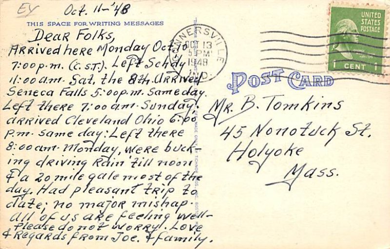 Greetings - Connersville, Indiana IN