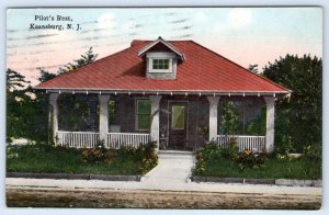 1916 KEANSBURG NEW JERSEY NJ PILOT'S REST COTTAGE HOUSE ANTIQUE POSTCARD