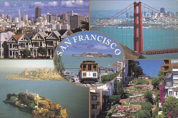 San Francisco city postcards