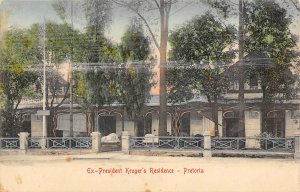 Ex President Kruger's Residence Pretoria Gauteng South Africa 1907 postcard