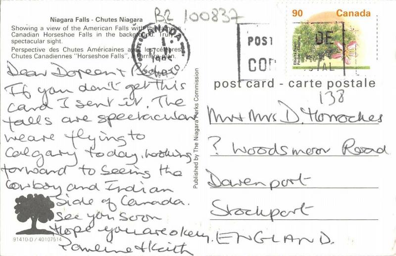 BR100837 niagara falls chutes niagara american falls    usa