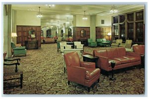 c1960's The Main Lounge Of The Purdue Memorial Union Scene Lafayette IN Postcard