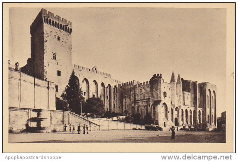 France Avignon Palais des Papes Facade Occidentale