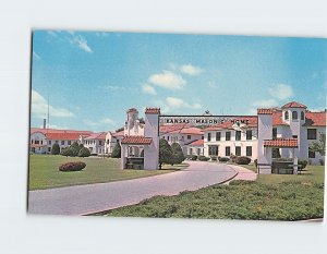 Postcard Kansas Masonic Home Wichita Kansas USA