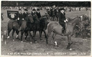 Hippique Horse Sports Utrecht 1951 RPPC 06.73
