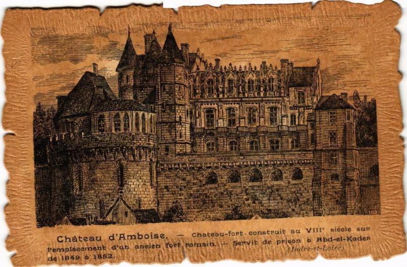 CPA Chateau d'AMBOISE - CHATEAU-fort - construit au VIII siécle sur... (229253)