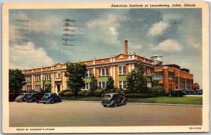 Joliet Illinois ILL, 1940 American Institute of Laundering Building, Postcard