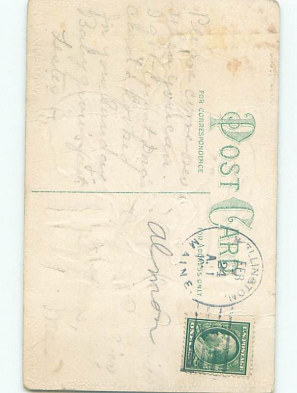 Divided-Back GEORGE WASHINGTON SCENE Patriotic Postcard AB0218