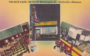 Ritz Cafe Huntsville Alabama AL Postcard E18