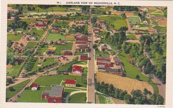 North Carolina Weaverville Airplane View Of Weaverville