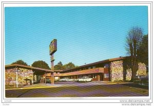 Eugene Oregon The Timbers Motel Hotel 50's old cars