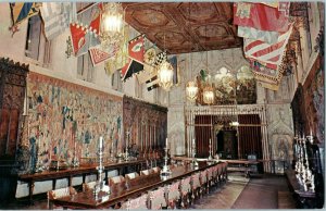 Hearst Castle Refectory Dining Hall San Simeon California Postcard