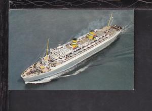 SS Nieuw Amersterdam,Holland American Line Postcard 