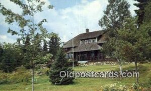 Saddleback Lake Lodge, Rangeley, ME, USA Motel Hotel 1961 postal used 1961