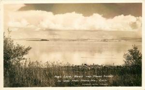 1930s FRASHER Mono Lake Paoha Islands Inn CALIFORNIA RPPC real photo 3290